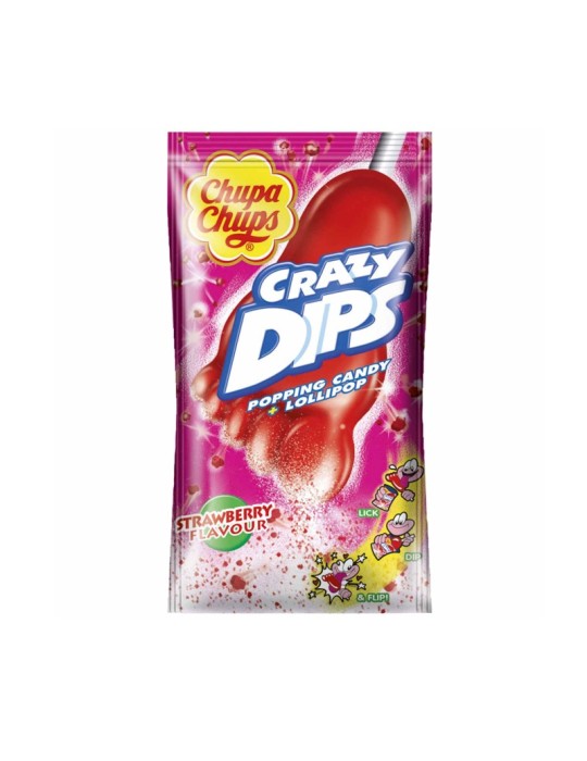 Chupa Chups Crazy Dips Strawberry