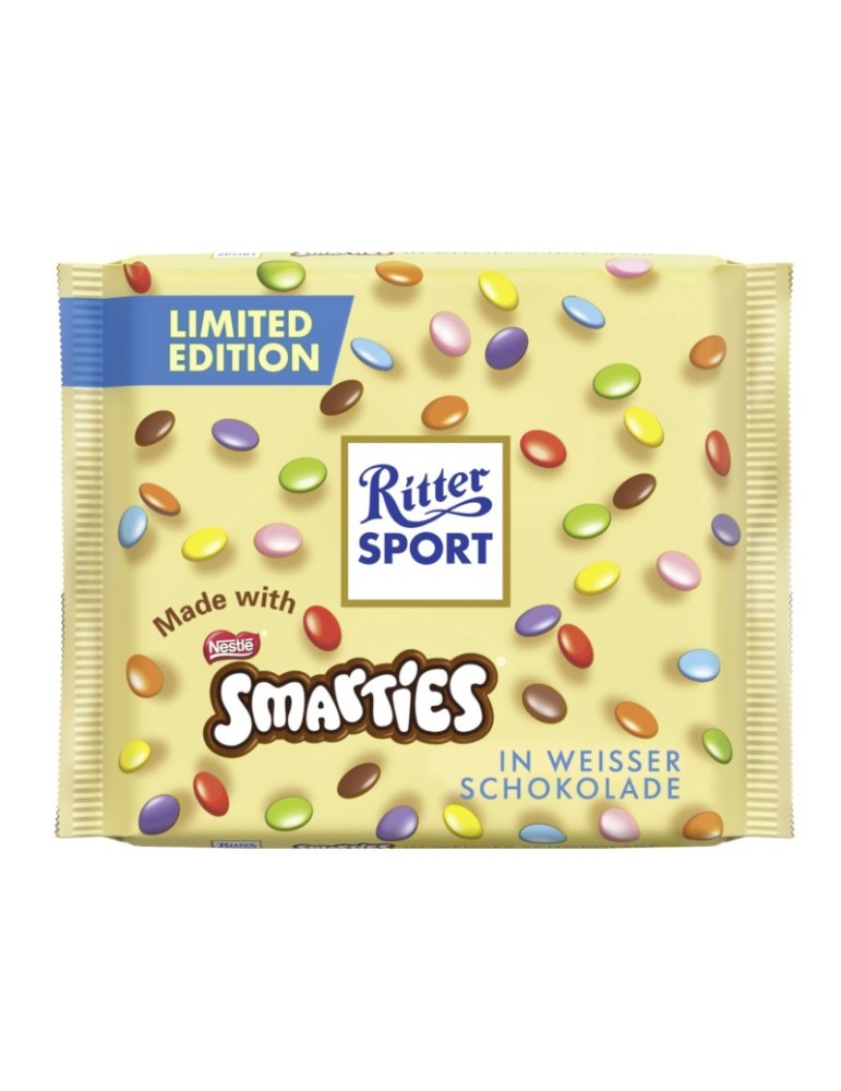 Ritter Sport Cioccolato Bianco Smarties