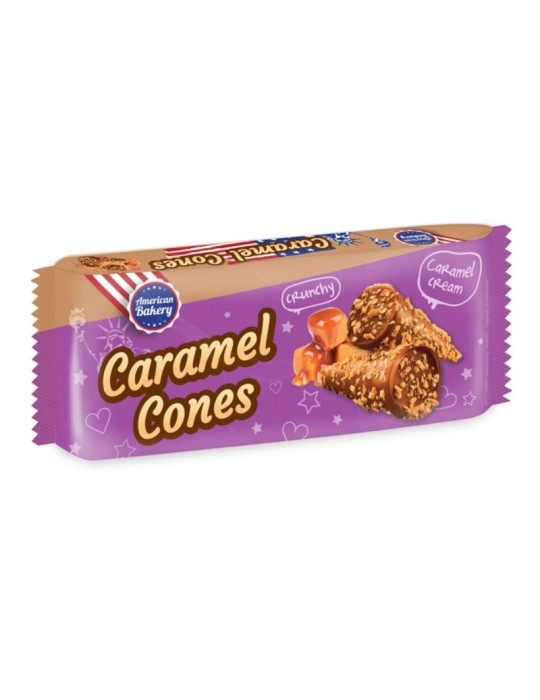 American Bakery Caramel Cones