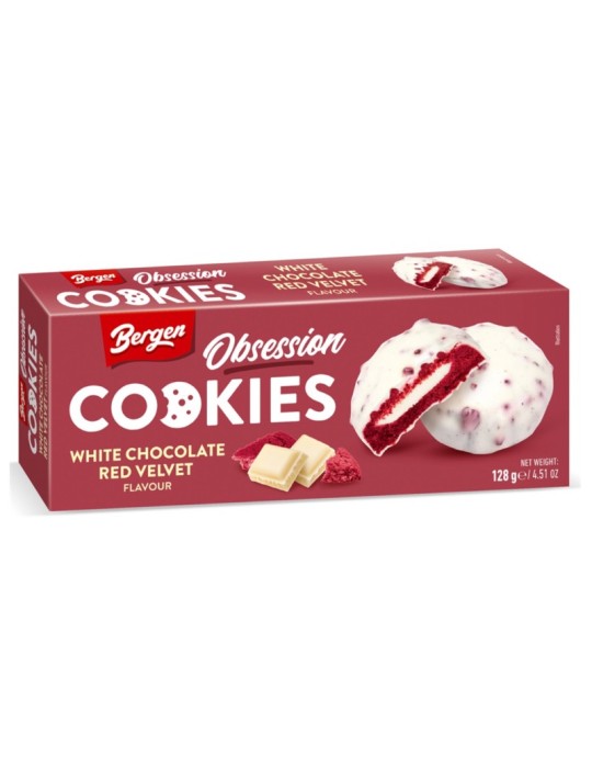 Bergen Obsession Cookies White Chocolate Red Velvet