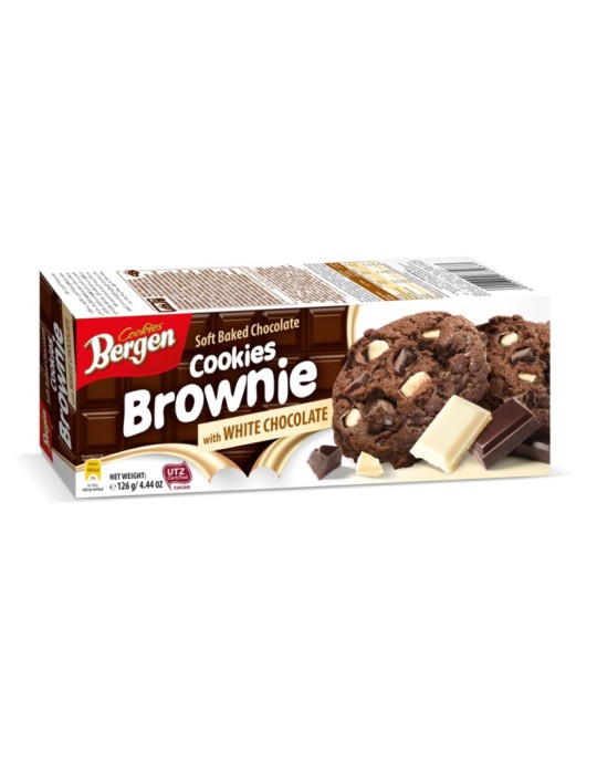Bergen Cookies Brownie with White Chocolate