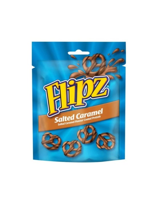 Flipz Salted Caramel Flavour Coated Pretzel