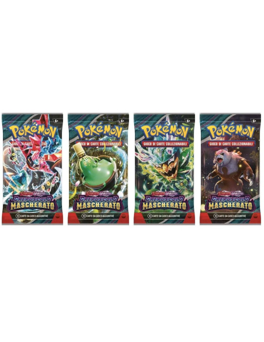 Pokemon Scarlatto e Violetto Carte da Gioco Crepuscolo Mascherato