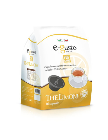Pop-Caffè The Al Limone Dolce Gusto 16pz