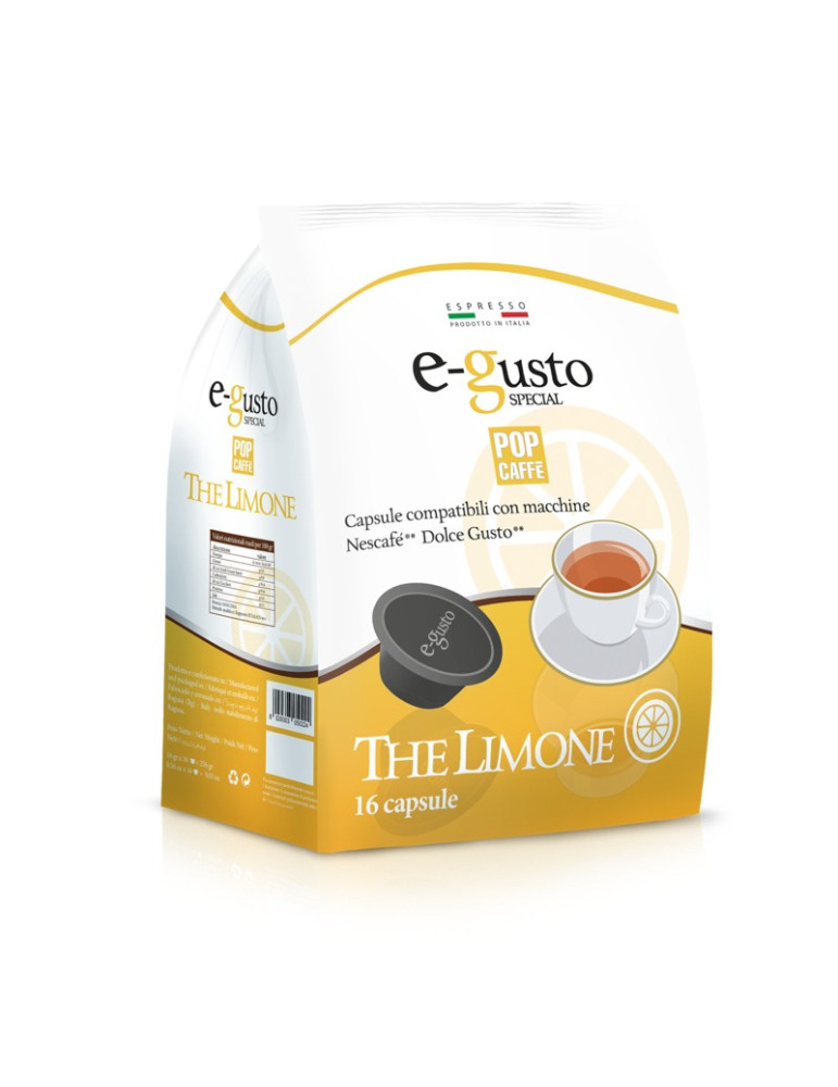 Pop-Caffè The Al Limone Dolce Gusto 16pz