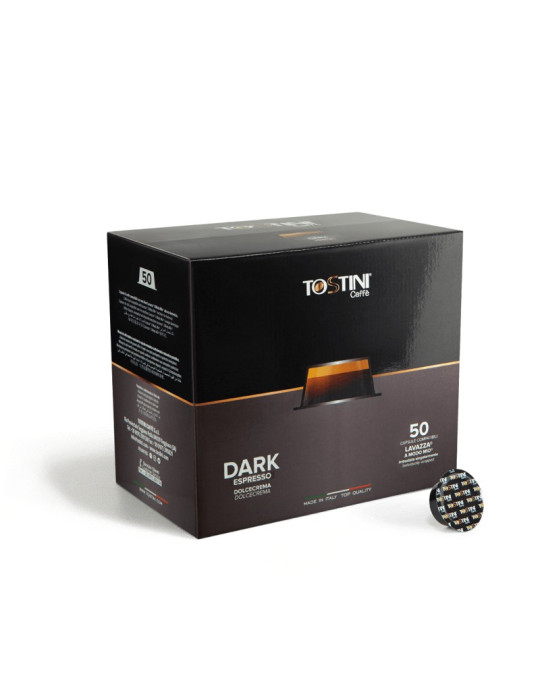 Caffè Tostini compatibile con Lavazza A Modo Mio Dark 50pz