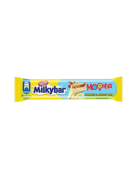 Milkybar Moosha Caramel + Nougat Bar