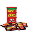 Toxic Waste Red Sour Candy Drum