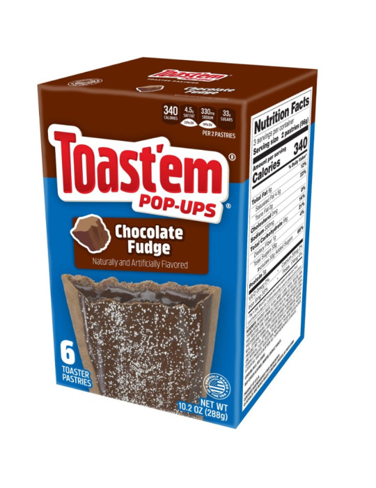 Toast'em Pop-Ups Frosted Chocolate Fudge