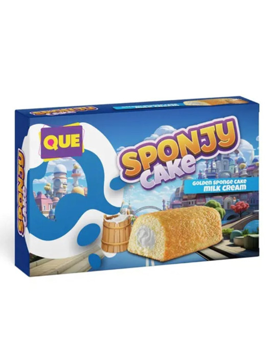 Que Sponjy Cake Milk