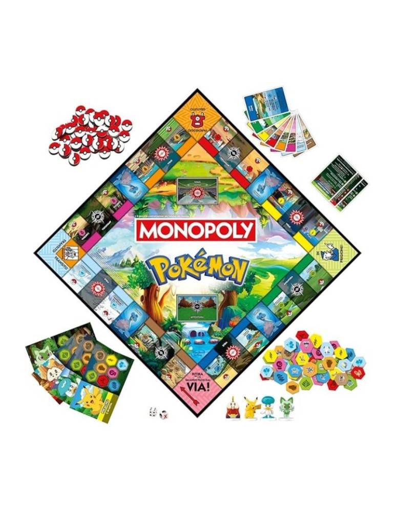Monopoly Pokémon Edition, gioco da tavolo - Versione italiana