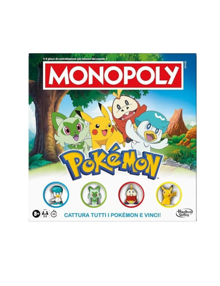 Monopoly Pokémon Edition, gioco da tavolo - Versione italiana