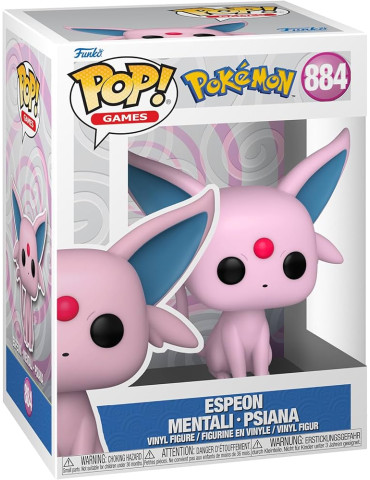 Funko Pop Games Pokemon Espeon (Flocked) 884