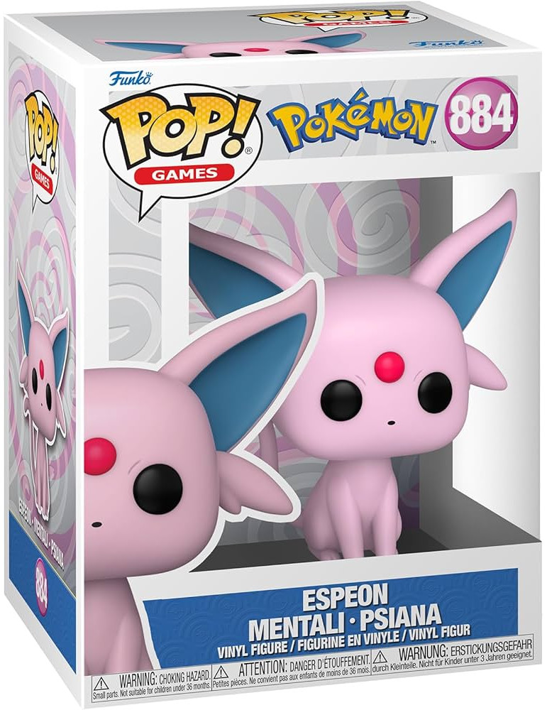 Funko Pop Games Pokemon Espeon (Flocked) 884
