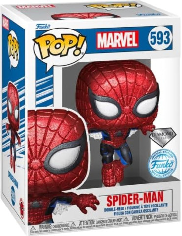 Marvel 80th Anniversary POP! Vinyl Figure Spider-Man Diamond 593