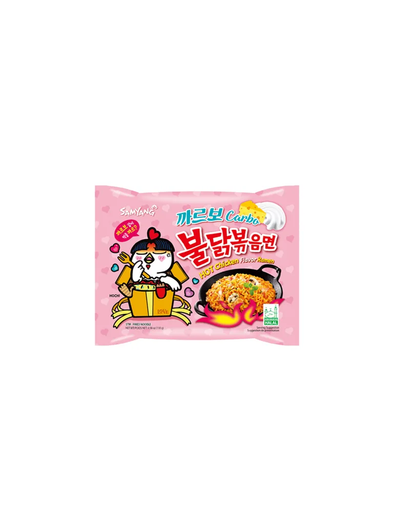 Samyang Buldak Instant Noodles alla Carbonara 130gr Samyang Buldak Instant Noodles alla Carbonara 130gr