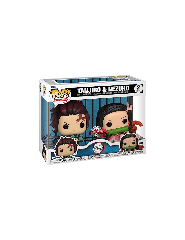 Tanjiro e Nezuko Movies Demon Slayer POP! Vinyl Figures 9 cm