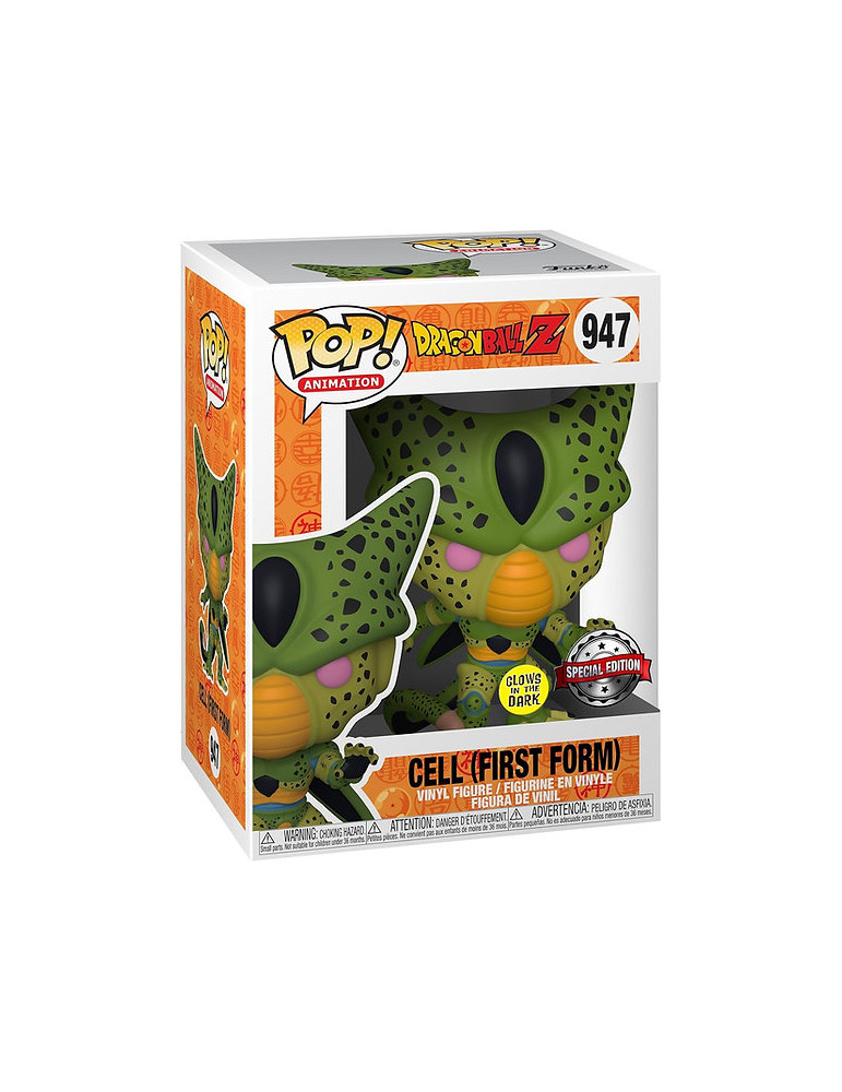 Cell (First Form 947) - Dragon Ball Z Funko Pop Special Edition Glow in the Dark