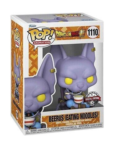 Beerus Eating Noodles (1110) - Dragon Ball Super Funko Pop Special Edition