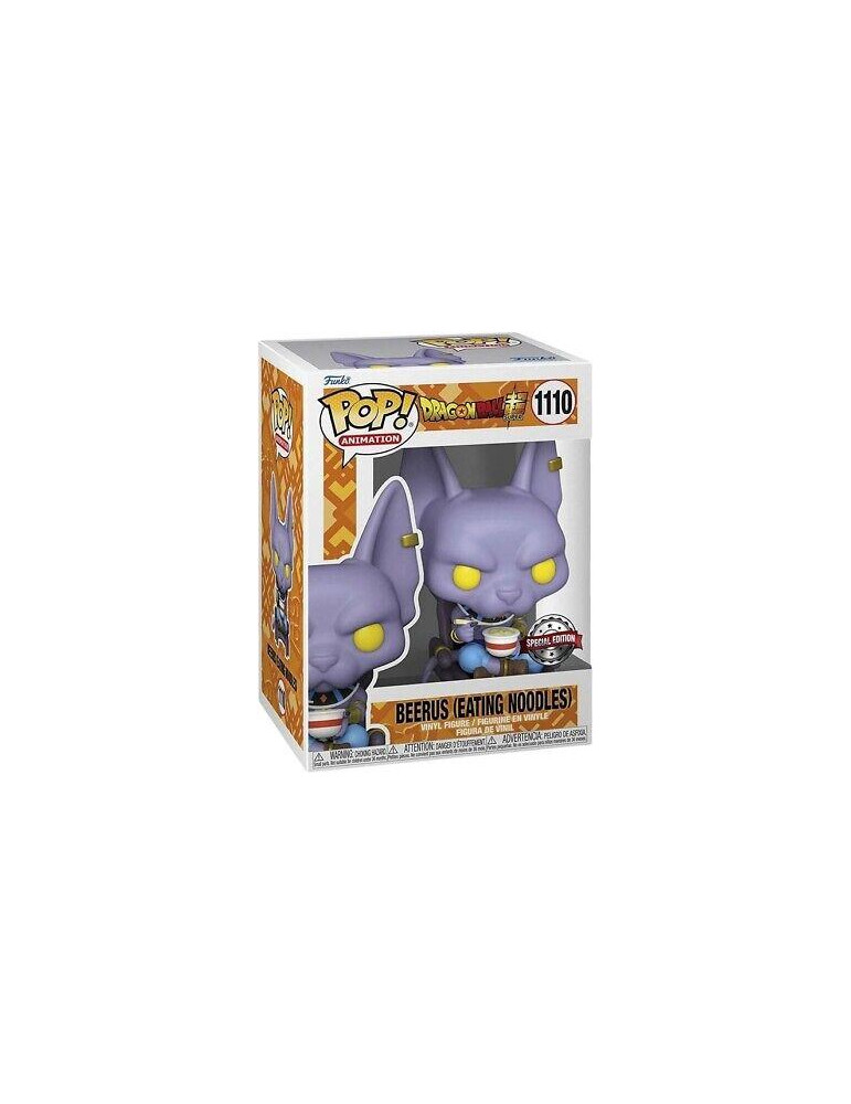 Beerus Eating Noodles (1110) - Dragon Ball Super Funko Pop Special Edition