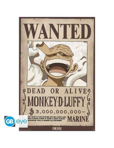 One Piece - Poster Maxi Wanted Luffy Wano (91,5 x 61)