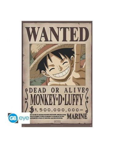 One Piece - Poster Maxi Wanted Luffy New 2 (91,5 x 61)