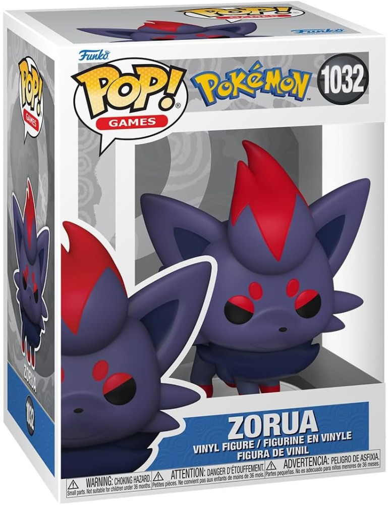 Pokemon POP! Games Vinyl Figure Zorua 9 cm Pokemon POP! Games Vinyl Figure Zorua 9 cm