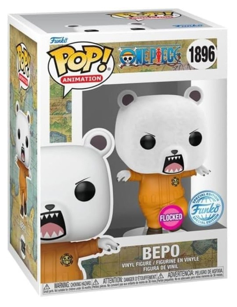 One Piece POP! Bepo 9 cm Special Edition Floccato 1896