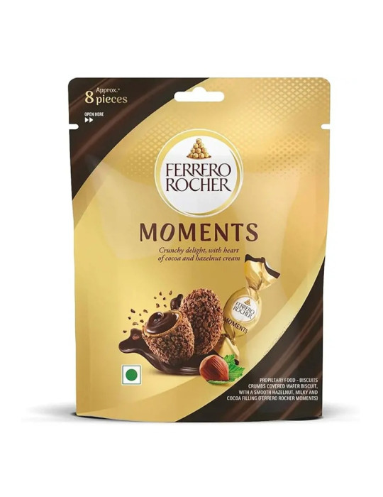 Ferrero Rocher Moments T8 – Confezione da 8 Praline