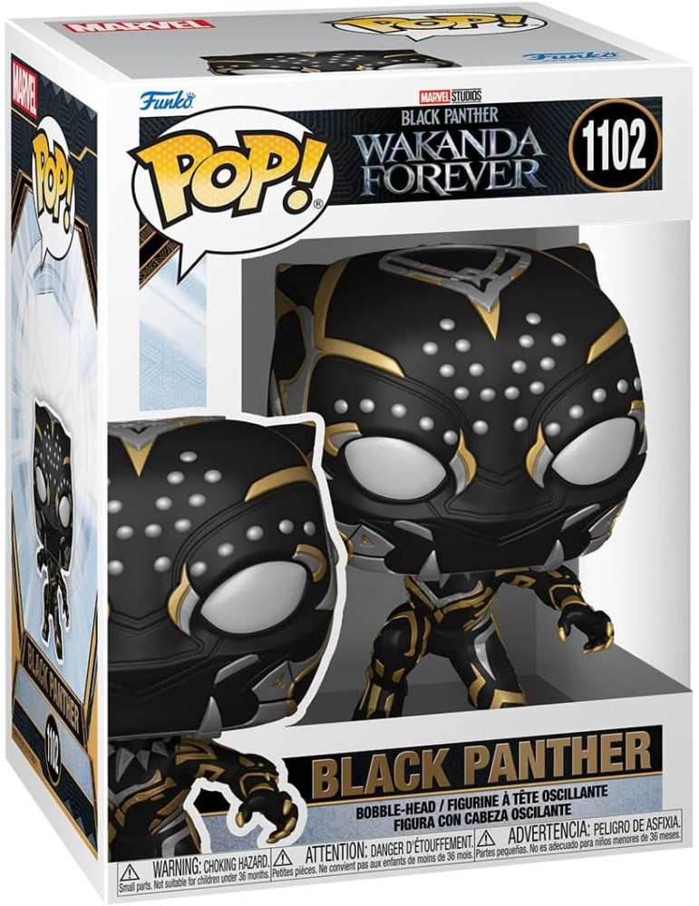 Black Panther: Wakanda Forever – POP! Marvel Vinyl Figure Black Panther 9 cm 1102