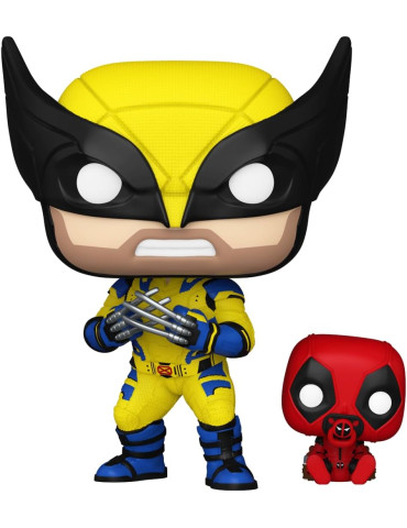 Deadpool and Wolverine POP! Marvel Vinyl Figure Wolverine and Babypool 9 cm