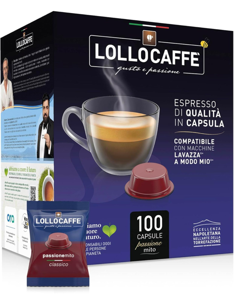 Lollo Capsule Compatibili Lavazza A Modo Mio miscela Classica