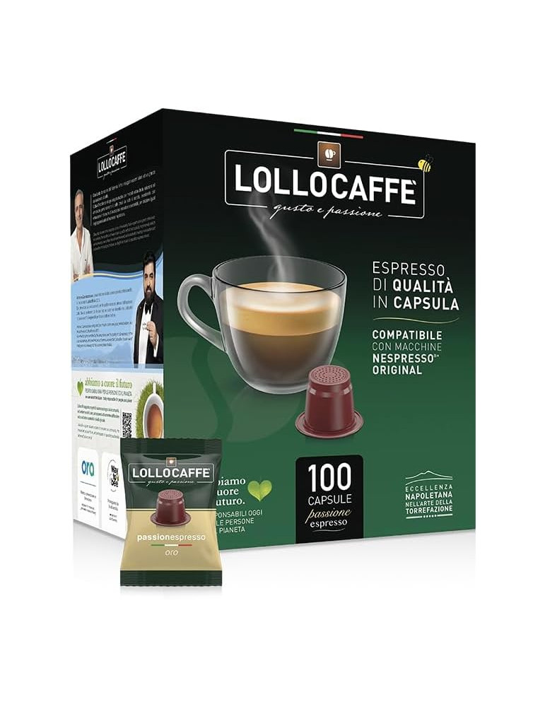 Lollo Capsule Compatibili Nespresso miscela Oro