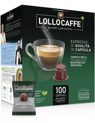 Lollo Capsule Compatibili Nespresso miscela Argento