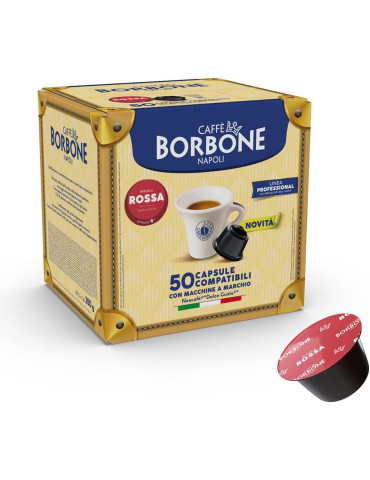 Borbone 50 Capsule Compatibili Nescafè Dolce Gusto miscela Rossa