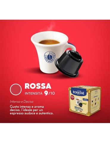 Borbone 50 Capsule Compatibili Nescafè Dolce Gusto miscela Rossa
