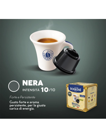 Borbone 50 Capsule Compatibili Nescafè Dolce Gusto miscela Nera