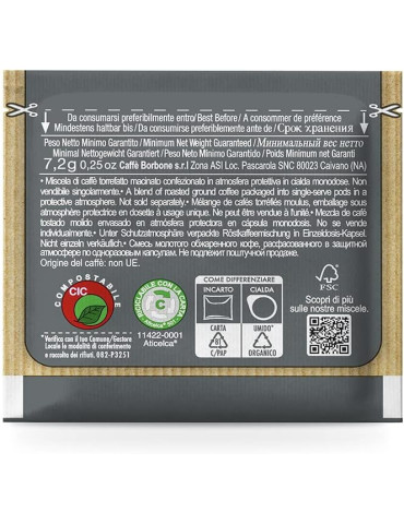 Cialda Caffè Borbone miscela Nera
