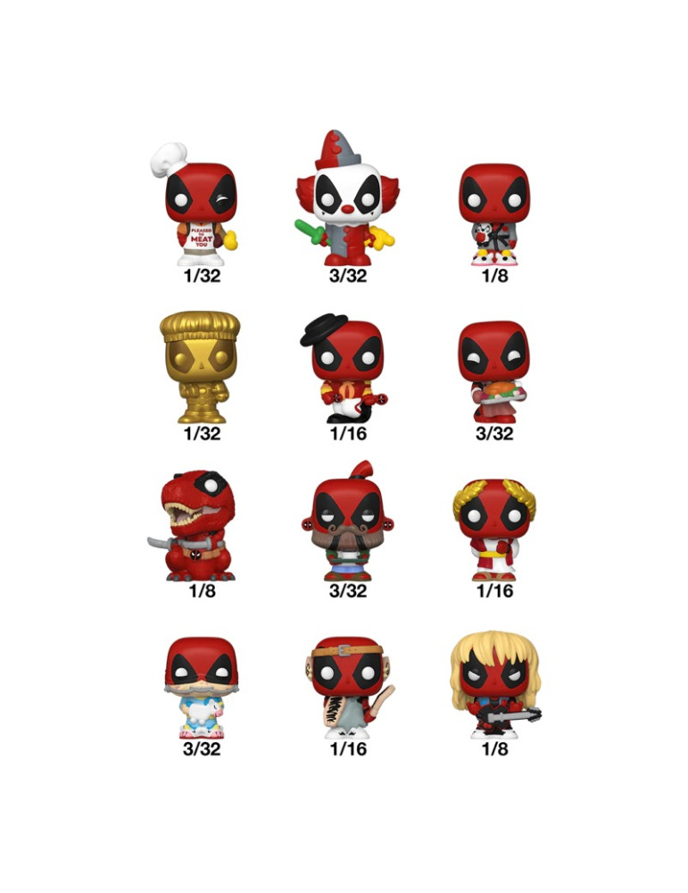 Bitty DeadPool POP! Vinyl Figure 2,5cm