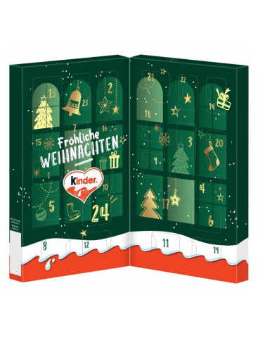 Ferrero Christmas Kinder Mix Tisch-Adventskalender 121g
