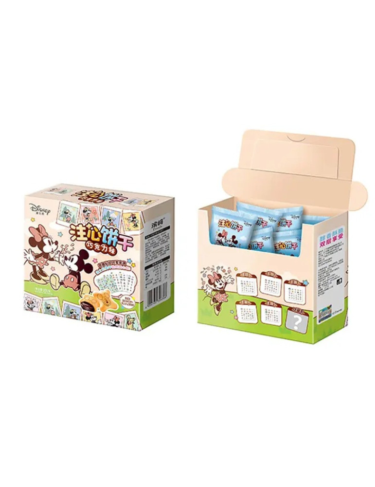 Disney Mickey Mouse Heart Filled Chocolate Biscuits 100g