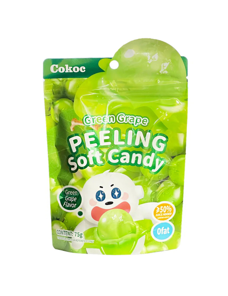 Cokoc Peeling Soft Candy Green Grape Flavor 75g