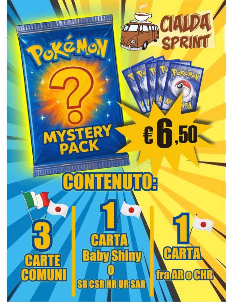 Mistery Pack Pokemon (ITA/JP) - Bustina Pokemon Mistery
