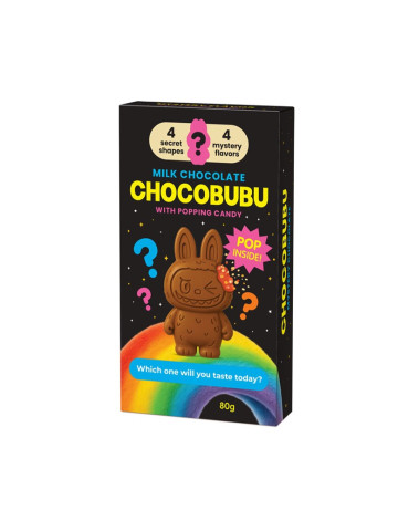 Choco Bubu Milk Chocolate Pop Candy 80gr