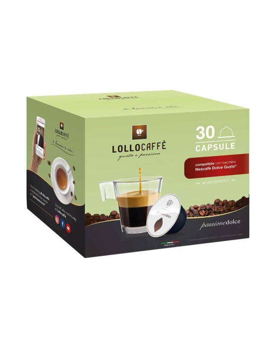 Lollo Capsule Compatibili Nescafè Dolce Gusto miscela Nera