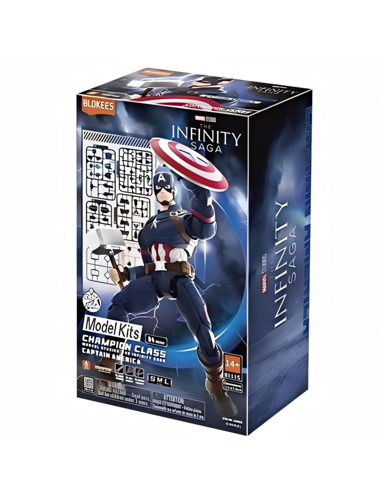 MK Blokees Marvel Saga – Champion Class 03 Captain America