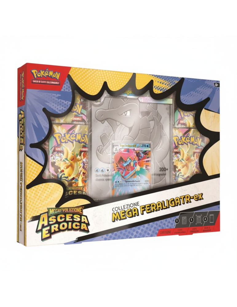 Pokémon Ascesa Eroica – Collezione Mega Feraligatr-ex