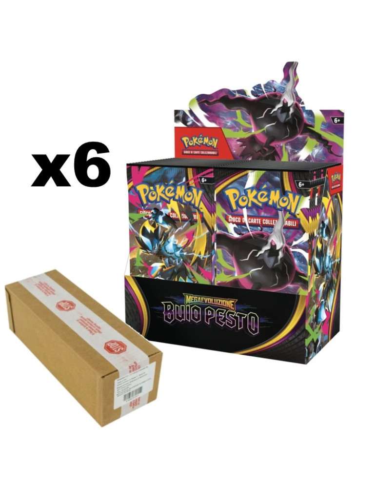 Pokémon GCC Megaevoluzione Buio Pesto – CASE DA 6 Display 36 Buste ITA