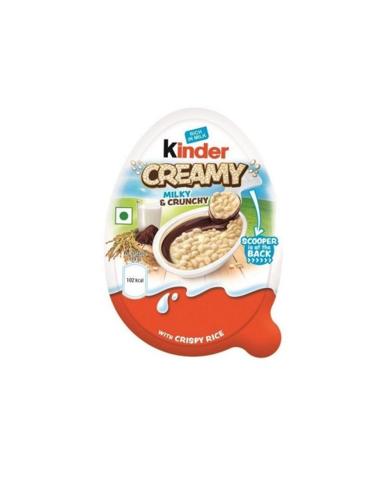 Kinder Creamy Milk & Crunchy With Crispy Rice